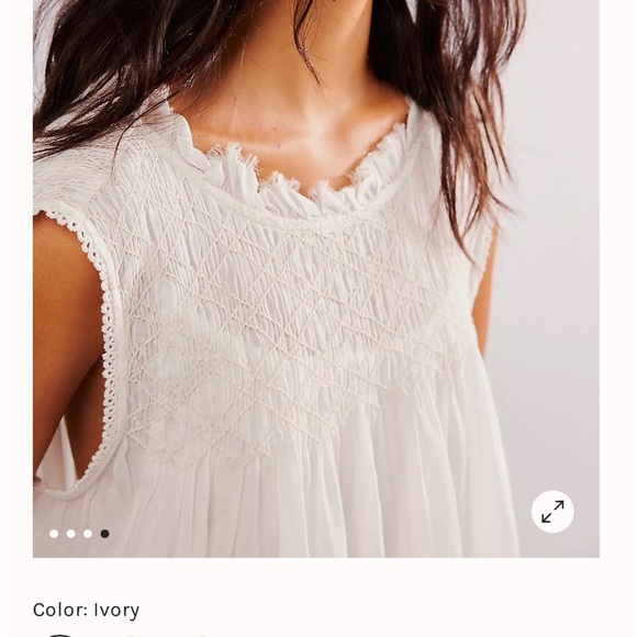 Free people white dress - Picture 4 of 5
